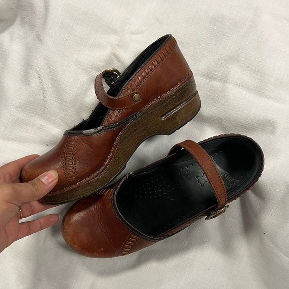 Dansko Mary Jane Clogs 90s size 37 - Picture 1 of 7